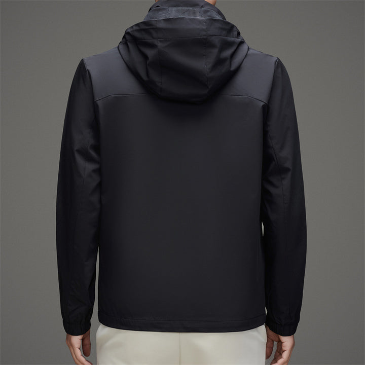 Herren Funktionsjacke mit atmungsaktiver Membran und praktischer Kapuze Drune
