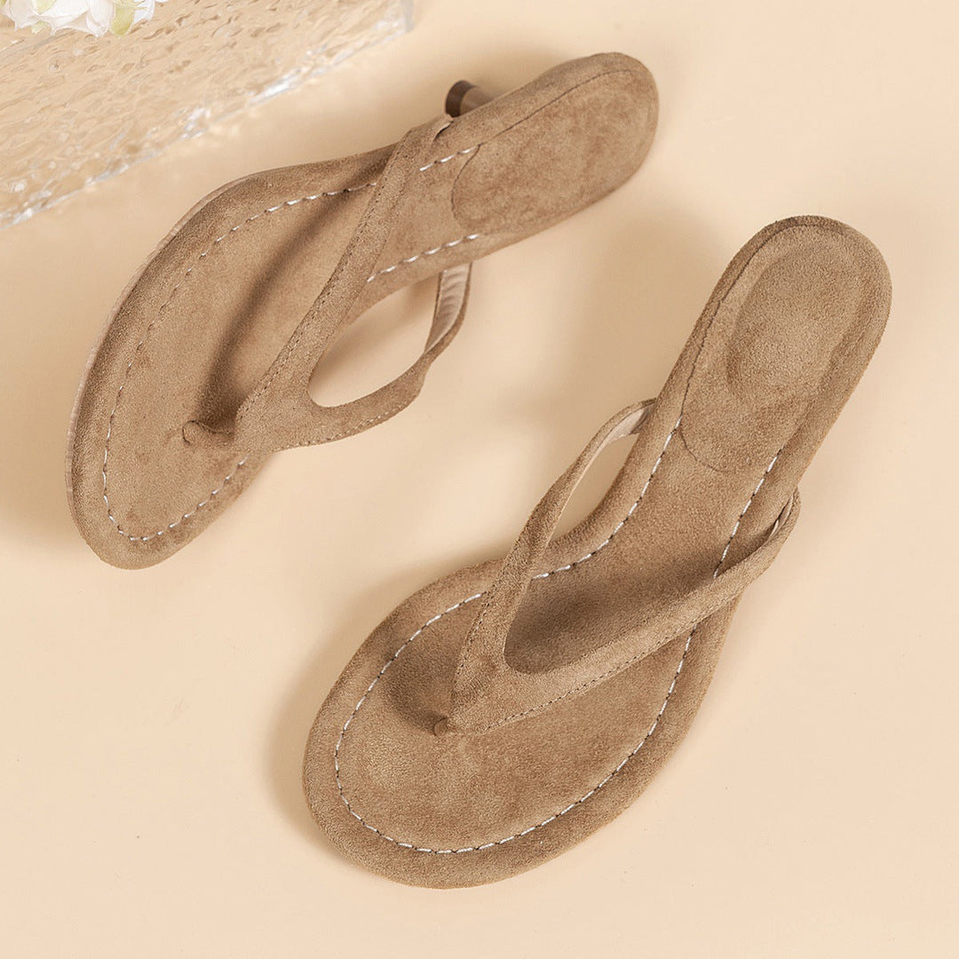 Damen Flip-Flops mit eleganter Absatzhöhe Drune