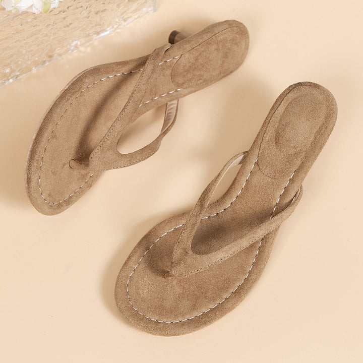 Damen Flip-Flops mit eleganter Absatzhöhe Drune