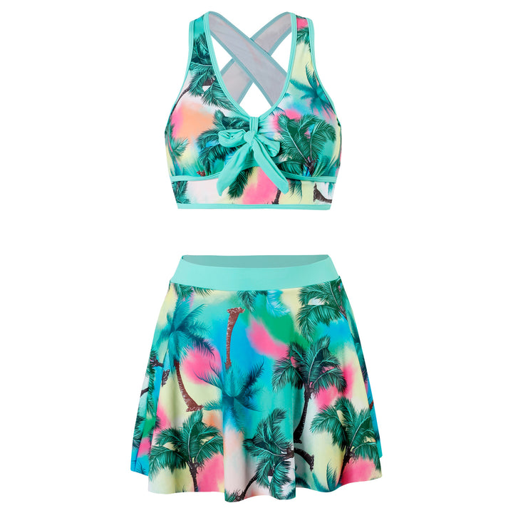 Damen Sportlicher Skirtini Drune