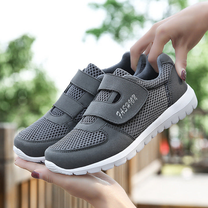 Damen Atmungsaktive und flexible Sneakers mit praktischem Klettverschluss Drune
