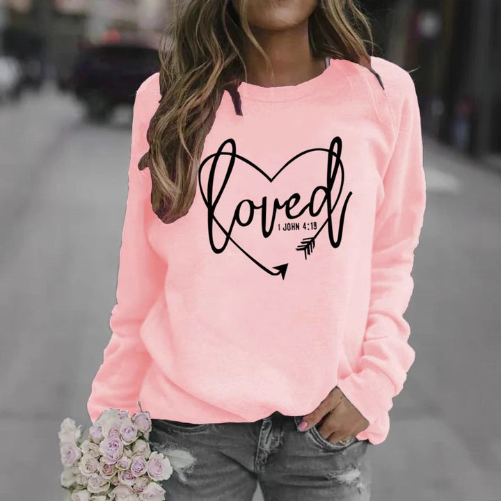 Damen Sweatshirt mit inspirierendem Schriftzug und trendigem Design Drune