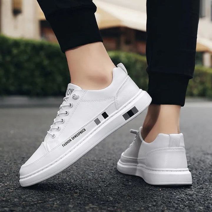 Damen Sportliche Sneaker aus hochwertigem Leder mit ergonomischer Dämpfung Drune