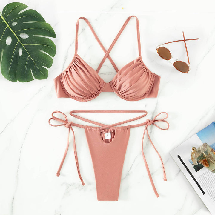 Damen Triangel-Bikini mit innovativem Trägersystem und figurschmeichelndem Schnitt Drune