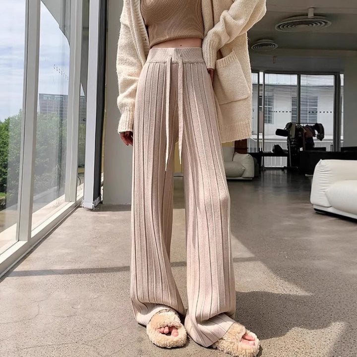 Damen Hochwertige und bequeme Plissee-Hose Drune