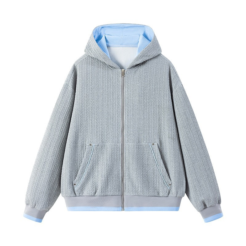 Damen Bequeme und modische Kapuzenjacke Drune