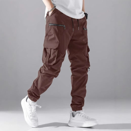 Herren Cargo-Hosen mit modernen Zipper-Taschen Drune