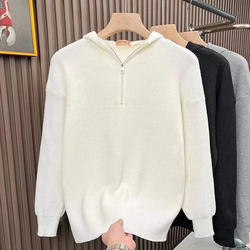 Damen Bequemer Hoodie mit Reißverschluss Drune