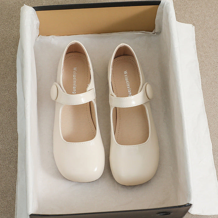 Damen Mary Jane Schuhe mit Verstellbarem Riemen und Komfortablem Fußbett Drune