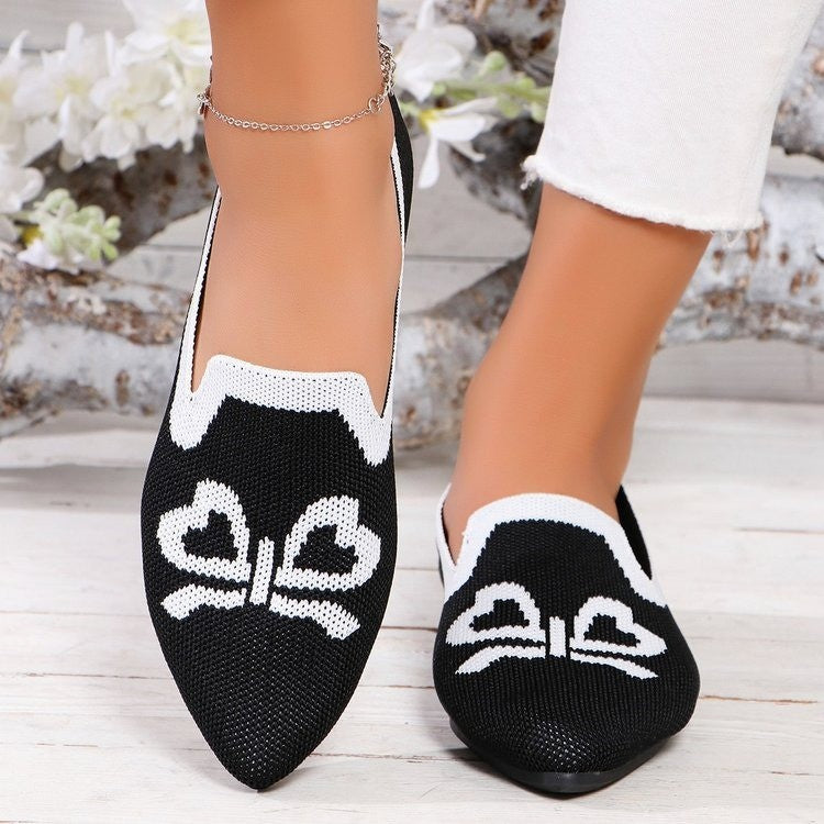 Damen Slipper mit eleganter Schleifen-Optik und atmungsaktivem Obermaterial Drune