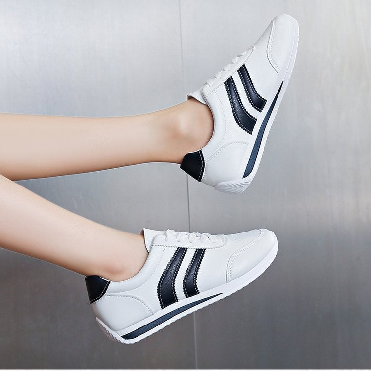 Damen klassische Sneakers mit modischen Streifen Drune