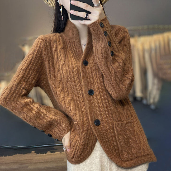 Drune | Freizeit Strickjacke für Damen mit Komfort