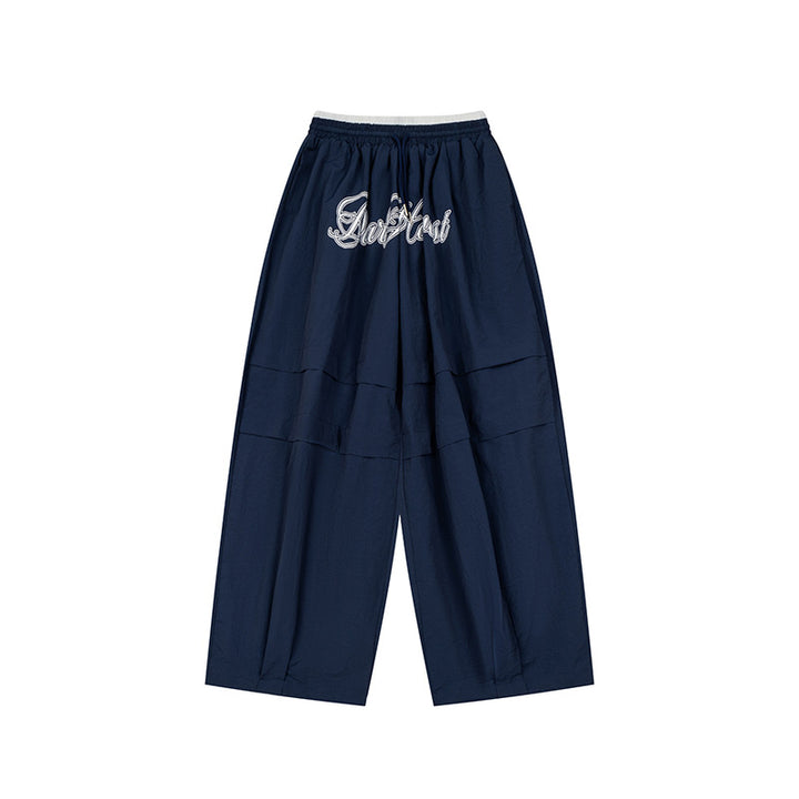 Damen Palazzo-Hose mit Stufen-Optik und hohem Komfortbund Drune