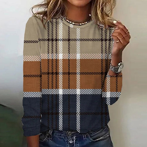 Drune | Bedruckter legerer Pullover Top