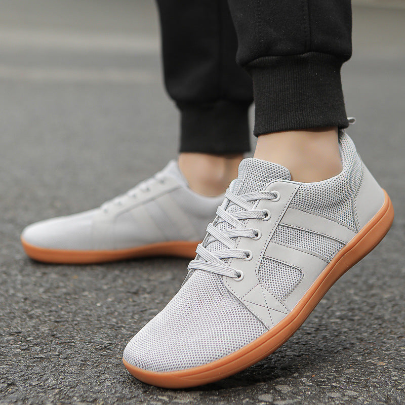 Unisex atmungsaktive Strick-Freizeit-Sneaker mit gepolstertem Fersenkragen und flexibler EVA-Laufsohle Drune
