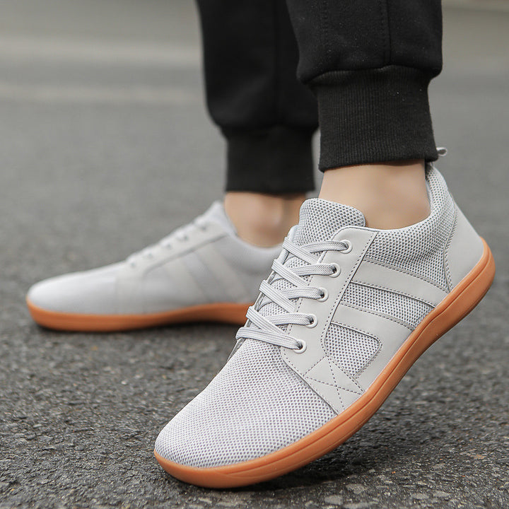 Unisex atmungsaktive Strick-Freizeit-Sneaker mit gepolstertem Fersenkragen und flexibler EVA-Laufsohle Drune