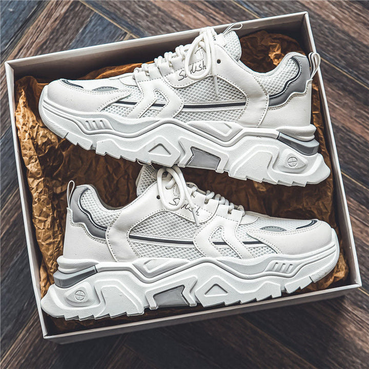 Damen Sportliche Chunky Sneakers mit atmungsaktiver Mesh-Oberfläche und stabiler Sohle Drune