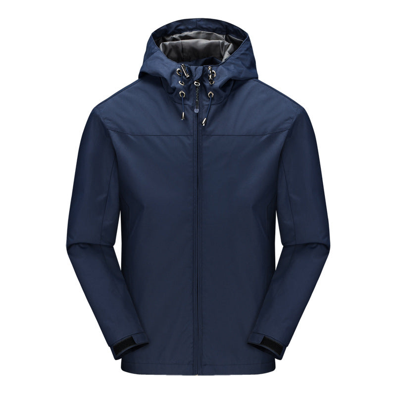 Damen Wasserabweisende Outdoor-Jacke mit Kapuze Drune