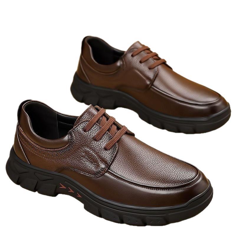 Herren Elegante und sportliche Ledersneaker Drune