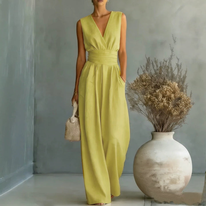 Drune | Eleganter Ärmelloser Jumpsuit Mit Schmeichelhafter Passform