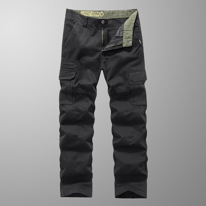 Herren Robust geschnittene Cargohose mit verstärkten Knien und Mehrfach-Taschen Drune