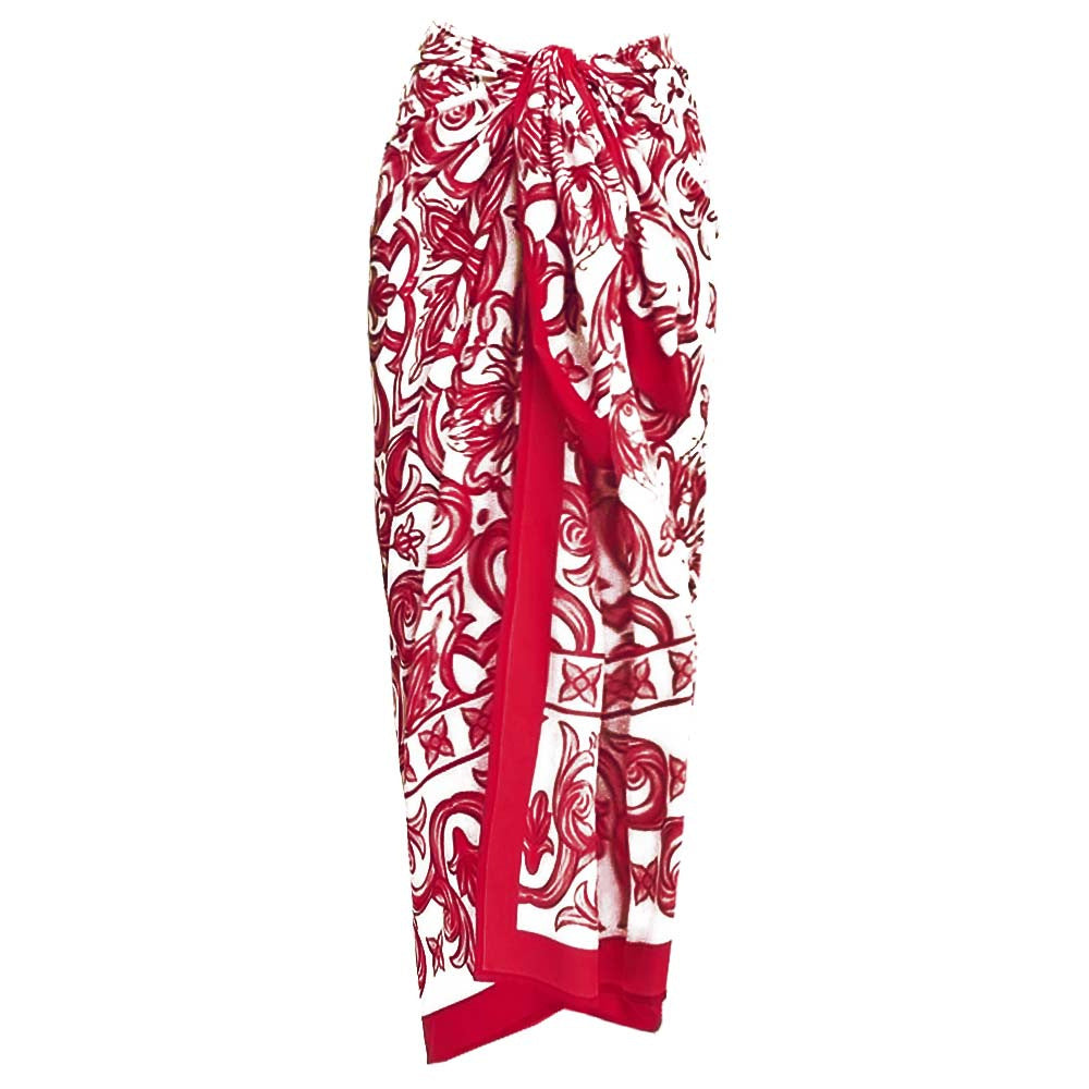 Damen Einteiler Badeanzug mit kunstvollem floralem Design Drune
