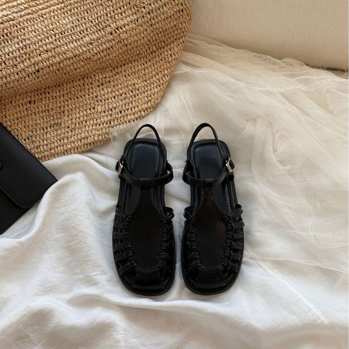 Damen Sandalen mit raffiniertem Riemendesign und komfortablem Fußbett Drune
