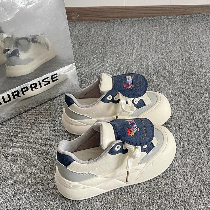Damen Verspielte Sneakers mit tierischen Applikationen und komfortablem Klettverschluss Drune
