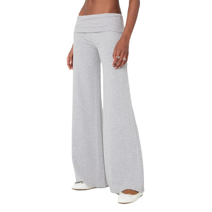 Damen Weite-Leg Lounge-Hosen Drune
