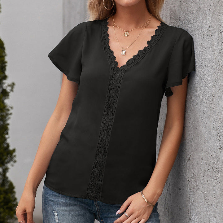 Damen Spitzenbluse Drune