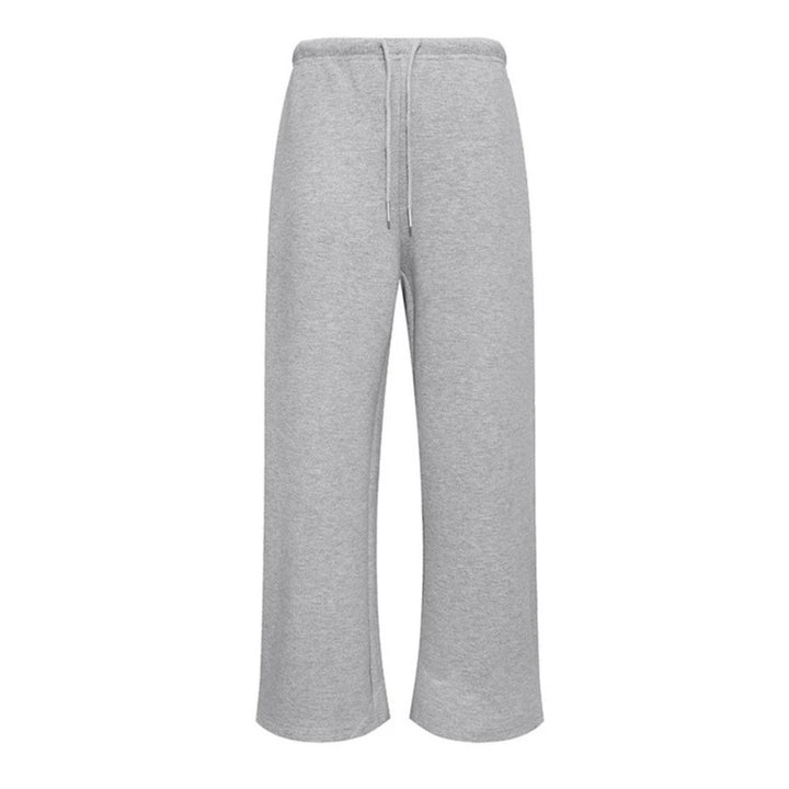 Damen Extraweite Lounge-Palazzo-Sweathose mit Komfortbund und Kordelzug Drune