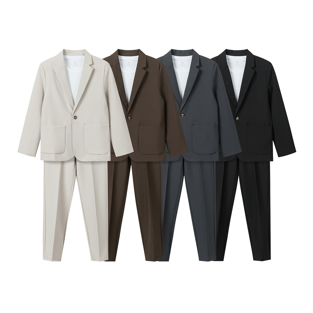 Damen Zweiteiliges Oversize-Blazer- und konisch geschnittene Anzughose-Set Drune