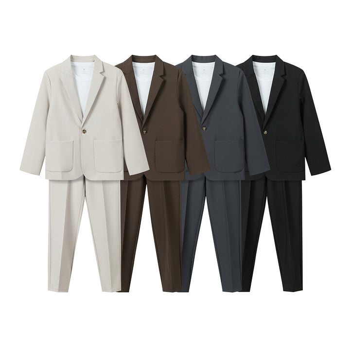 Damen Zweiteiliges Oversize-Blazer- und konisch geschnittene Anzughose-Set Drune