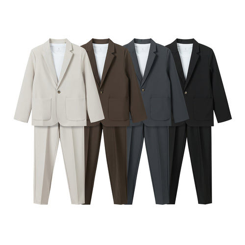 Damen Zweiteiliges Oversize-Blazer- und konisch geschnittene Anzughose-Set Drune