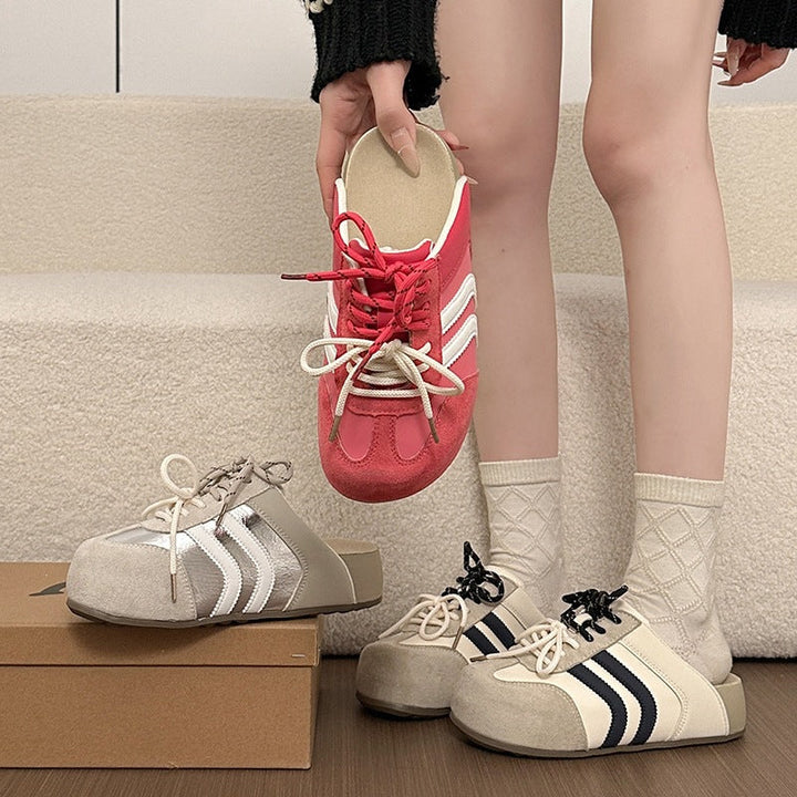 Damen modische Sneakers mit innovativem Schnürsystem und atmungsaktivem Obermaterial Drune