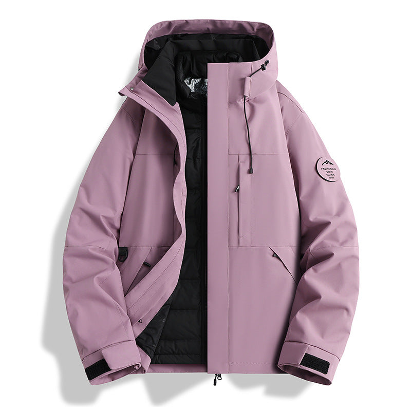 Damen Wasserdichte und isolierte Outdoor-Jacke Drune