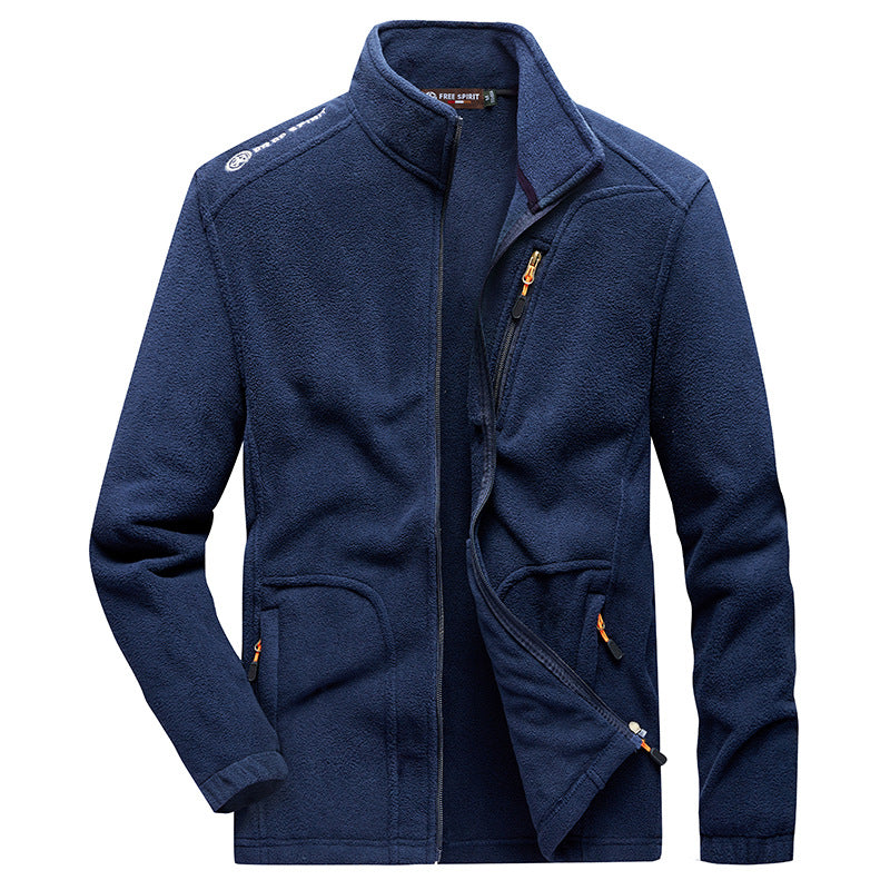 Herren Fleecejacke mit komfortablem Kragen Drune