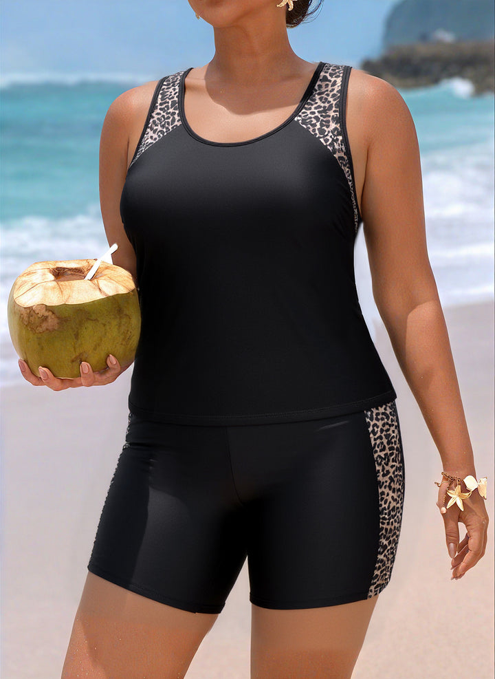 Damen Sportliches Badeoutfit mit Floralprint Drune