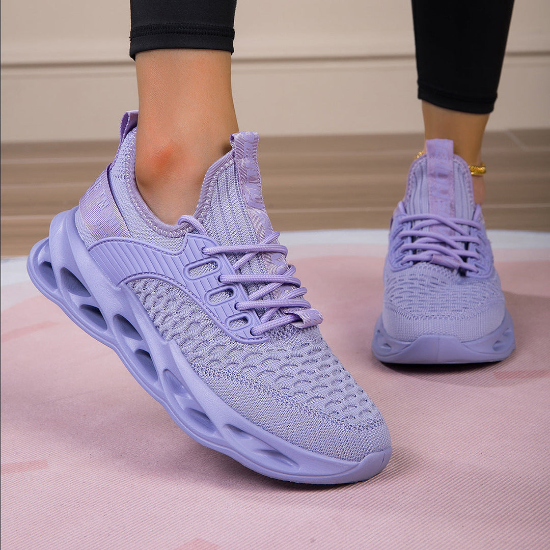 Damen Atmungsaktive Laufschuhe mit elastischem Obermaterial und griffiger Sohle Drune