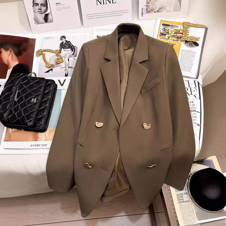 Damen Doppelt geknöpfter Blazer Drune