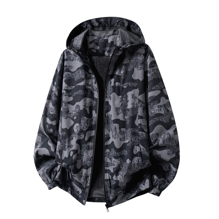 Herren Sportliche Camo-Funktionsjacke Drune