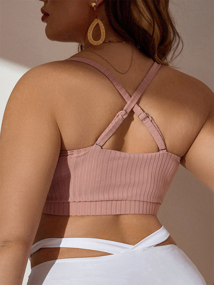 Damen Sportlicher Bikini-Top Drune