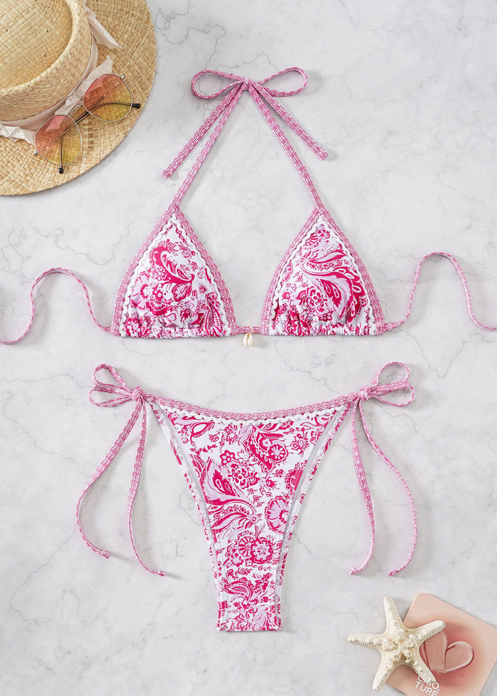 Damen Triangel-Bikini mit verstellbaren Bändern und elegantem Detail Drune