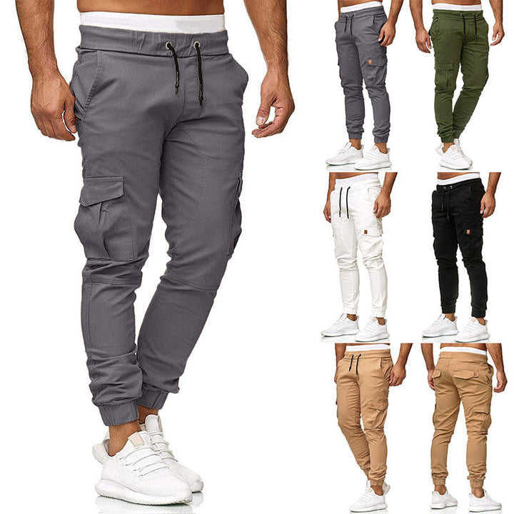 Herren Cargo-Jogginghose mit elastischem Bund und praktischen Taschen Drune