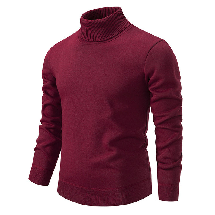 Herren schicker Rollkragenpullover aus hochwertiger Baumwolle Drune