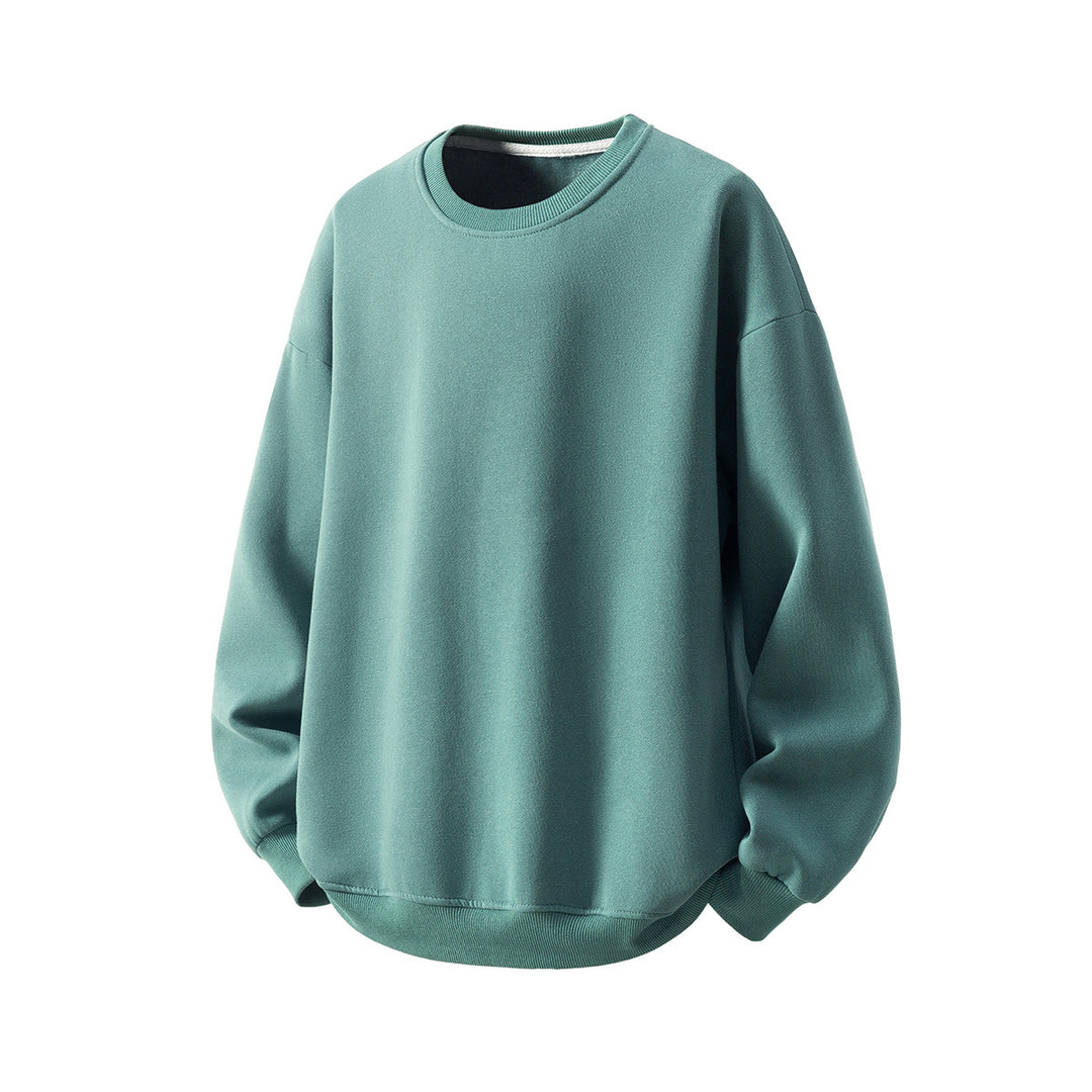 Unisex Oversized Rundhals-Sweatshirt aus French-Terry mit überschnittener Schulter Drune