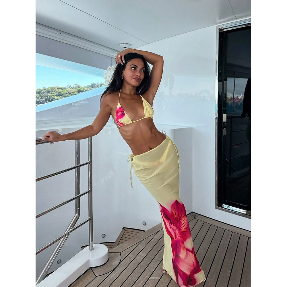 Damen Bikiniset mit elegantem Wickelrock Drune