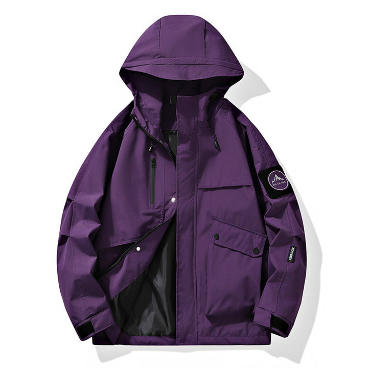 Herren Funktionsjacke mit abnehmbarer Kapuze Drune