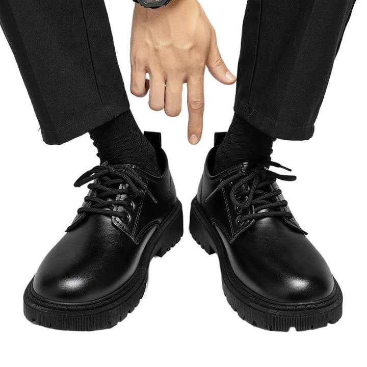 Herren Klassische Schnürschuhe mit robuster Sohle Drune