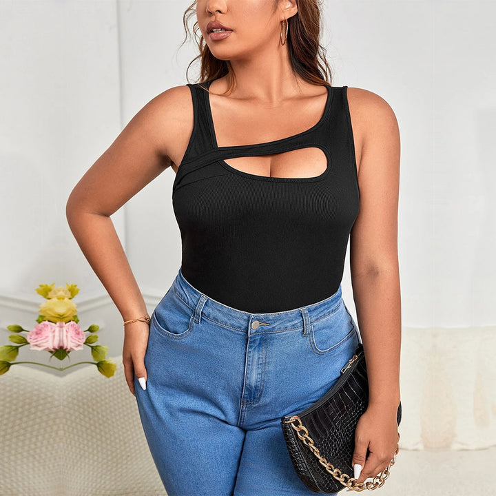 Damen Body mit asymmetrischem Cut-Out und komfortablem Schlangenprint Drune